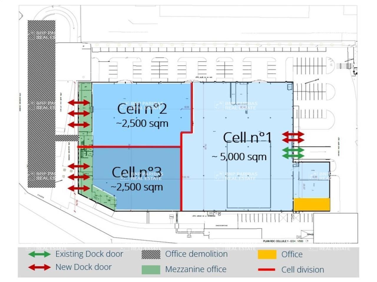 13604 m² pour cetentrepôts classe c en location à Croissy-beaubourg