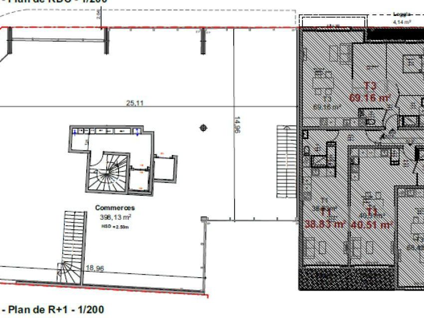 836.82 m² pour ce bureaux en location à Rouen
