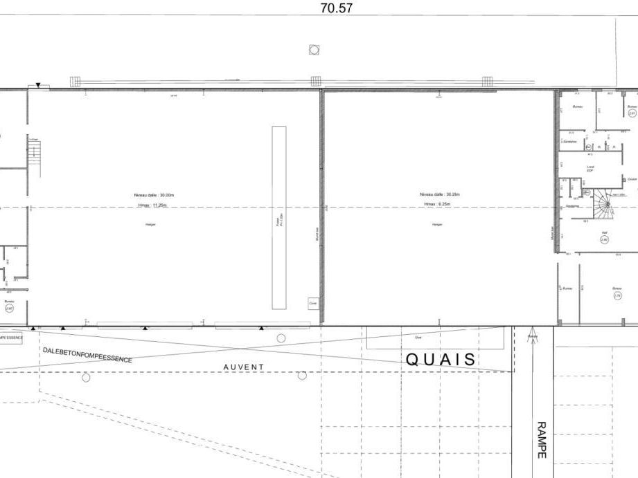 Location Activité 1460 m² non divisibles 92390 Villeneuve-la-garenne