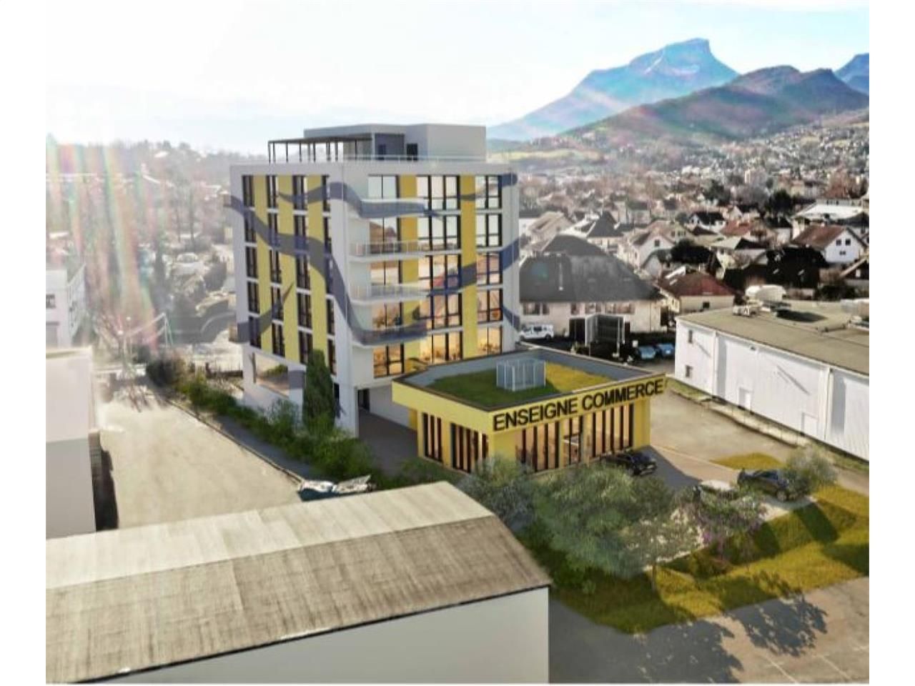 Location Bureaux 1733.85 m² divisibles 73000 Bassens