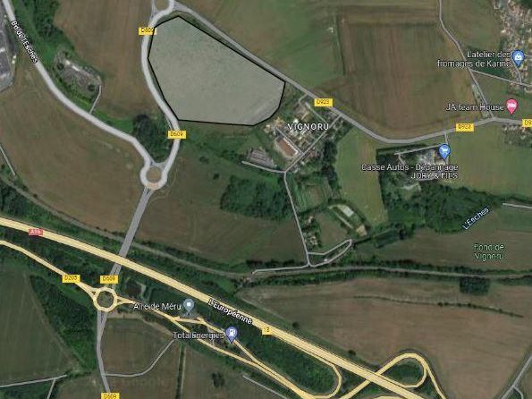 38136.96 m² pour cetentrepôts classe a en location à Méru