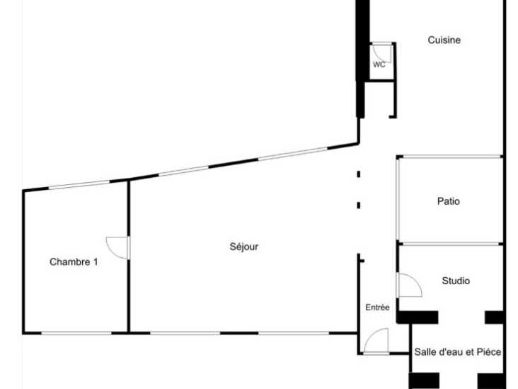 Vente bureaux 189 m² non divisibles
