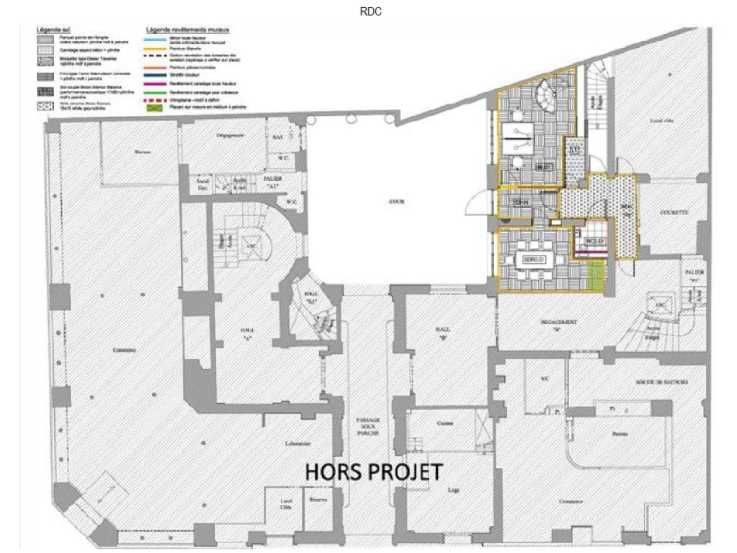 Location bureaux 534 m² non divisibles