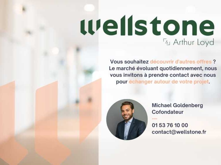 Location bureaux 86 m² non divisibles