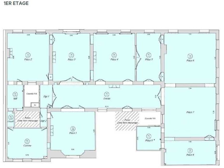 Vente bureaux 435 m² non divisibles