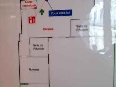 Location bureaux 255 m² non divisibles