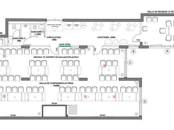 Location bureaux 189 m² non divisibles