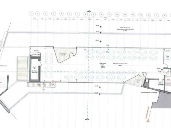 Location bureaux 236 m² non divisibles