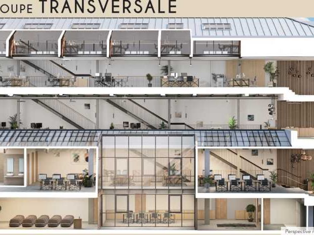 Location bureaux 1021 m² non divisibles