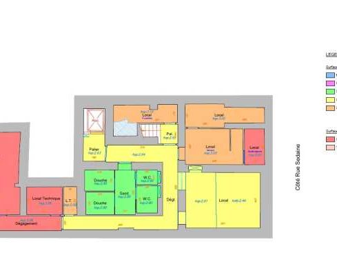 Location bureaux 924 m² non divisibles