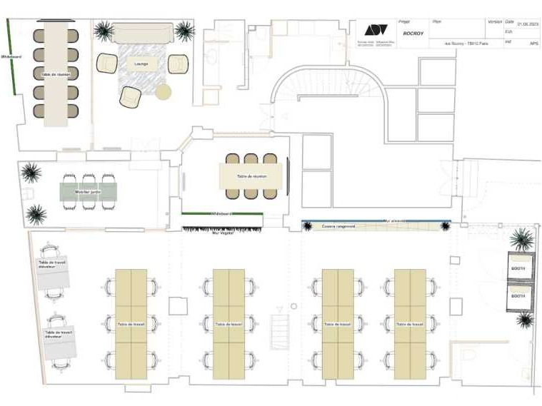 Location bureaux 194 m² non divisibles