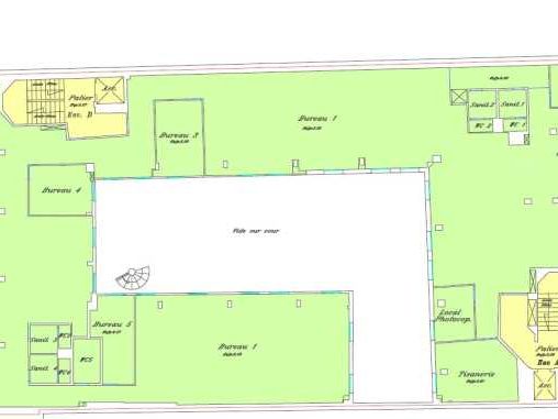 Location bureaux 1388 m² divisibles à partir de 252 m²