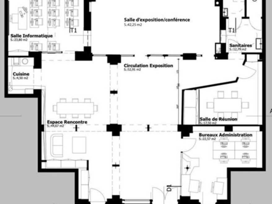 Vente bureaux 235 m² divisibles à partir de 15 m²