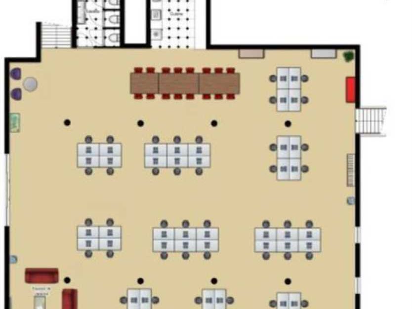 Location bureaux 460 m² non divisibles