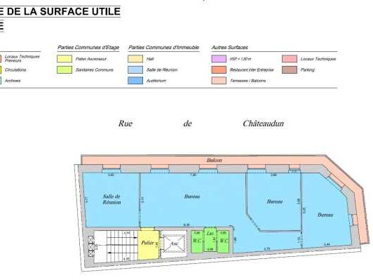 Location bureaux 188 m² divisibles à partir de 94 m²