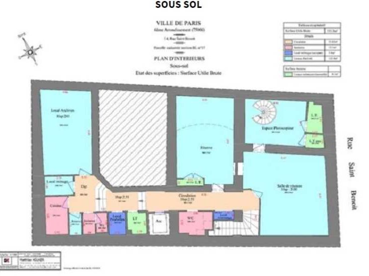 Location bureaux 1039 m² non divisibles