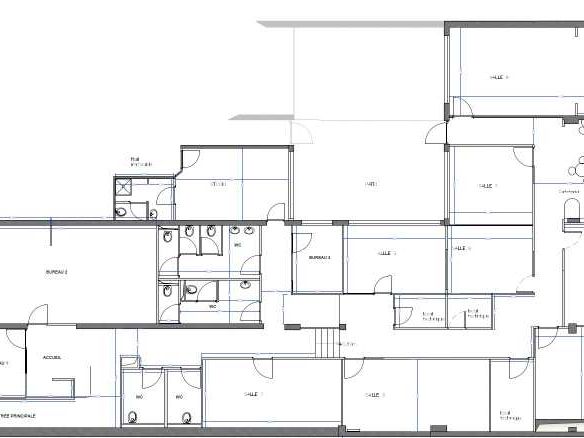Location bureaux 470 m² non divisibles