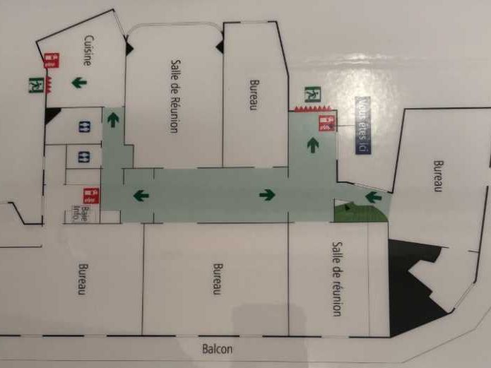 Location bureaux 197 m² non divisibles