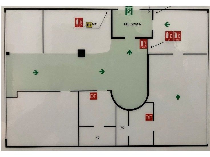 Vente bureaux 110 m² non divisibles
