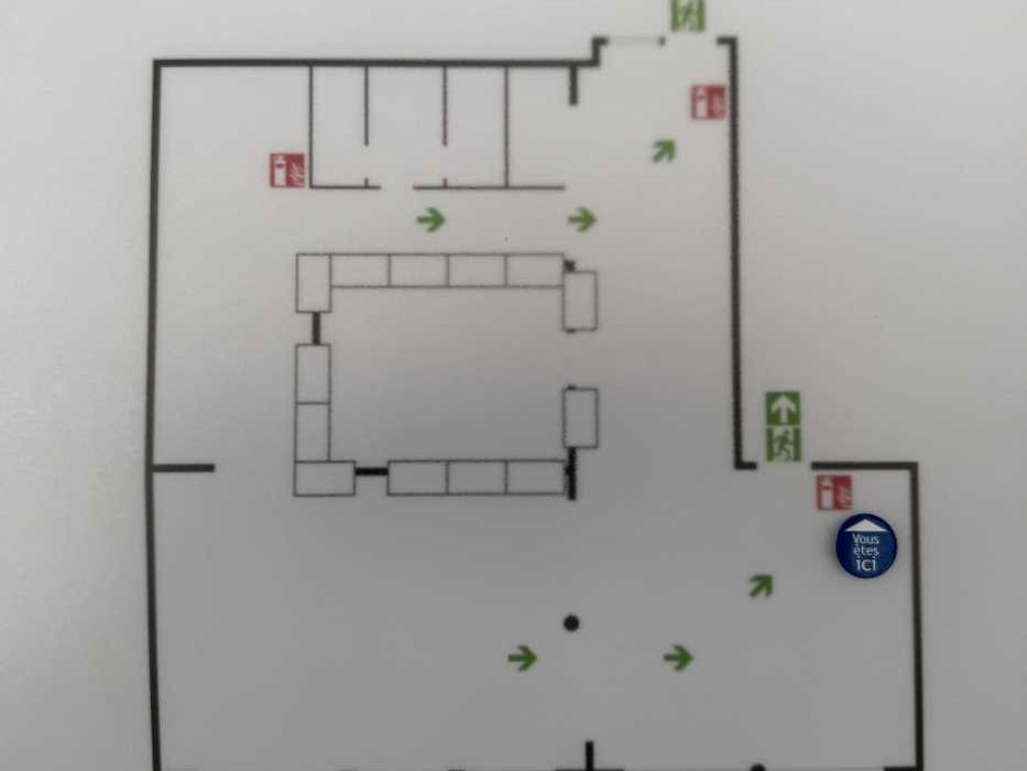 Location bureaux 97 m² non divisibles