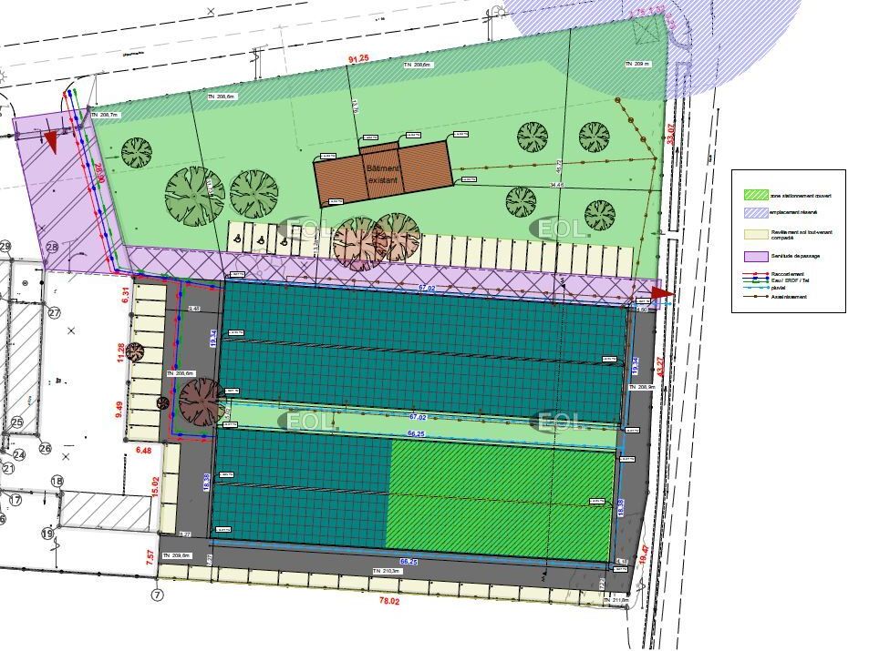 Investissement - terrain à vendre avec PC