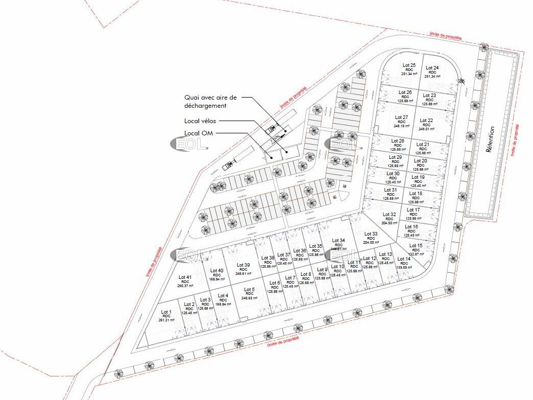 Parc d'activités neuf à vendre