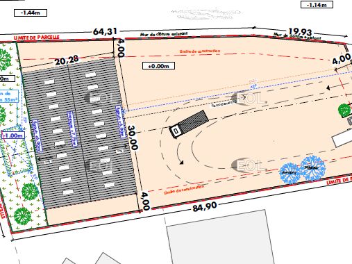 Vente Terrains 3000 m² non divisibles