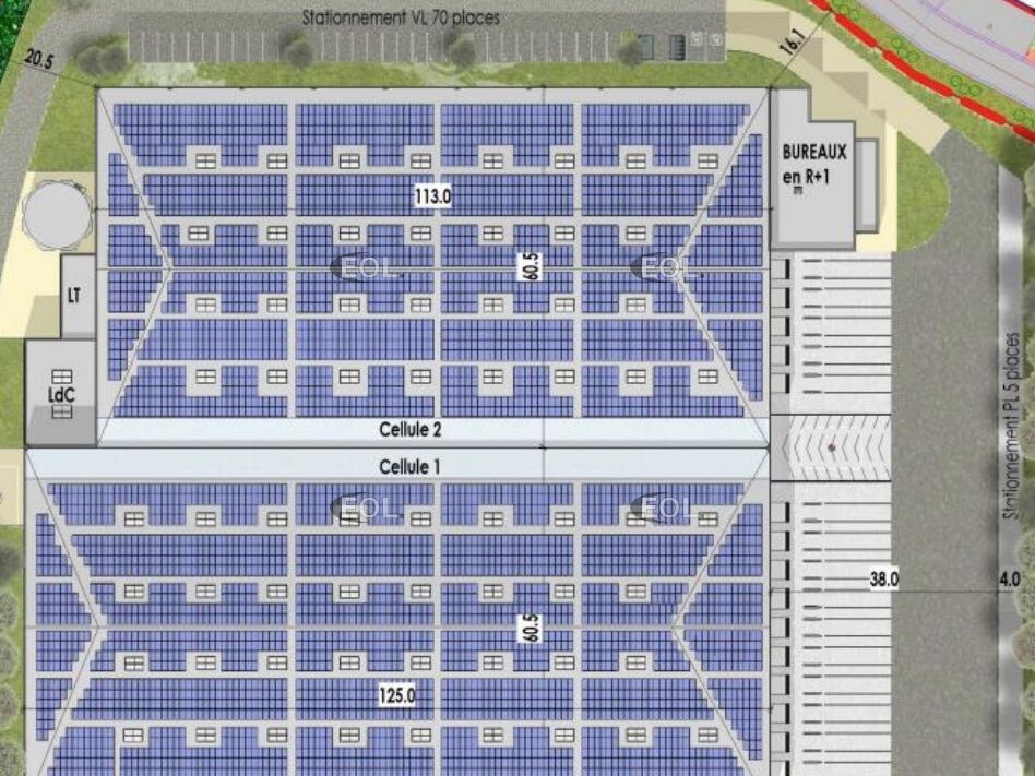 Entrepôt logistique - à 53 km de Montpellier