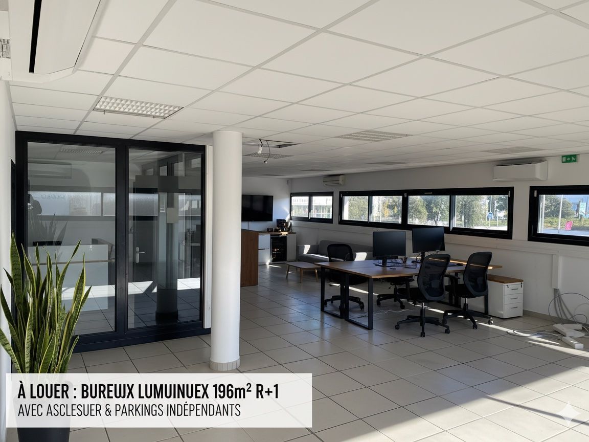 Location Local d'activités 196 m² non divisibles