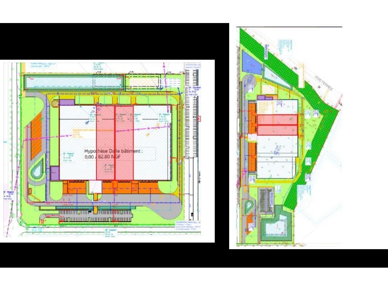 40316 m² pour cetentrepôts classe a en location à Laon