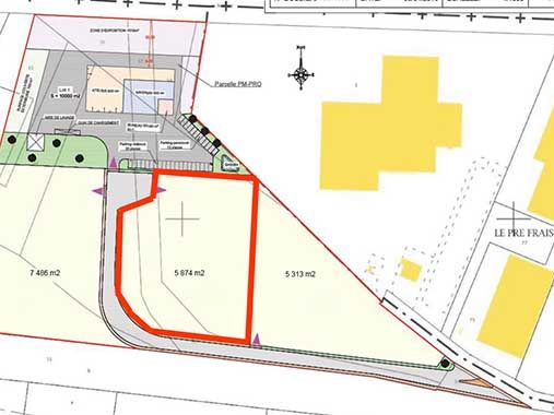 Vente terrain 5542 m² non divisibles