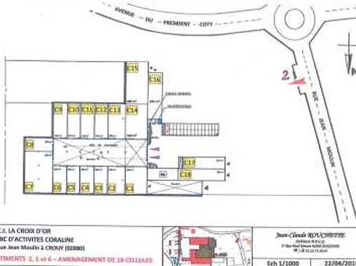 18 cellules industrielles achat ou location - Crouy (02)
