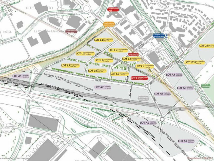 Vente terrain 5397 m² non divisibles