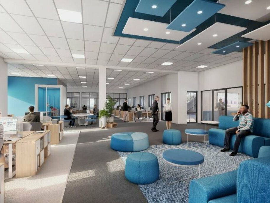 Bureaux ou laboratoires disponibles au sein d'un actif neuf à Saint Fons. Toiture végétalisée et local vélos/motos. Parkings extérieurs. 