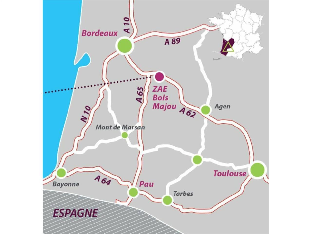 Vente terrain 67500 m² divisibles à partir de 33500 m²