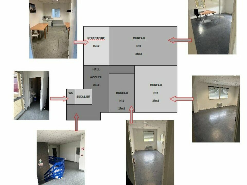 Bureaux de 165 m² à louer à Faulquemont (57)