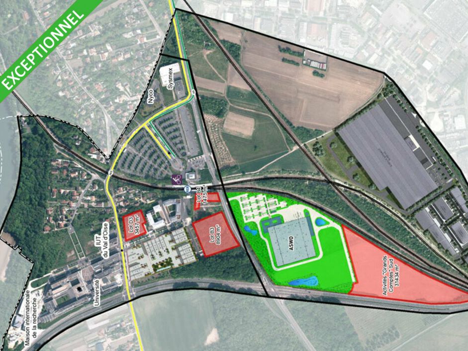 Vente terrain 45270 m² non divisibles