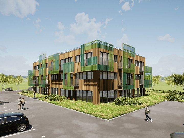 Plateau de bureaux neuf de 525 m² à vendre au nord de Metz