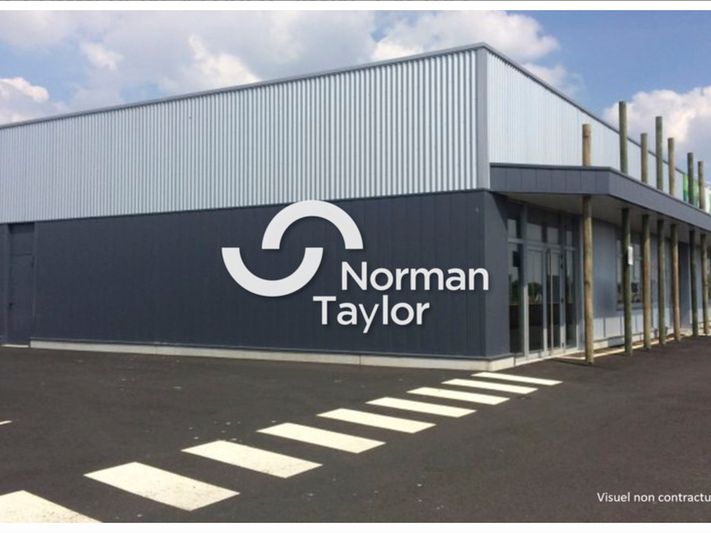 Location local commercial 1283 m² divisibles à partir de 374 m²