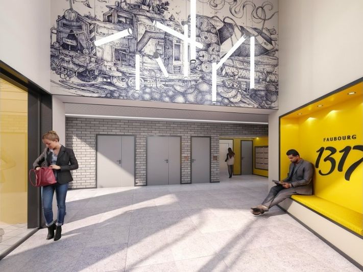 Projet d'immeuble tertiaire en R+5 - 3 207  m² - Lyon 9 à la vente et à la location