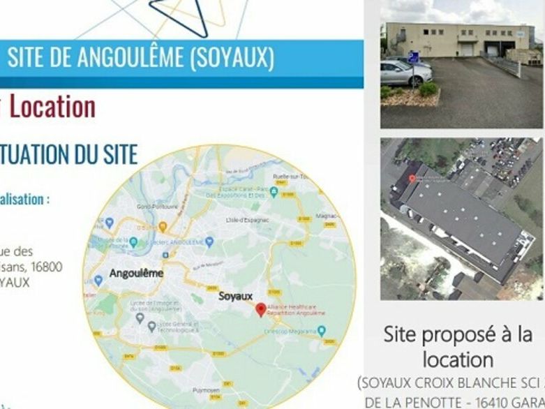 Location local d''activites 2611 m² non divisibles