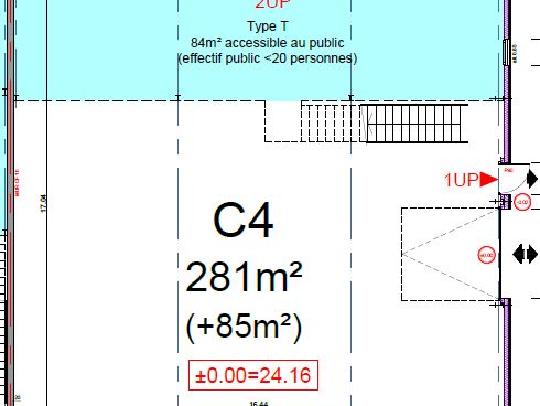 Vente local 366.00 m² à CORMELLES LE ROYAL