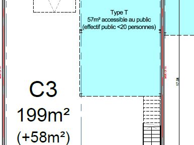 Vente local 257.00 m² à CORMELLES LE ROYAL