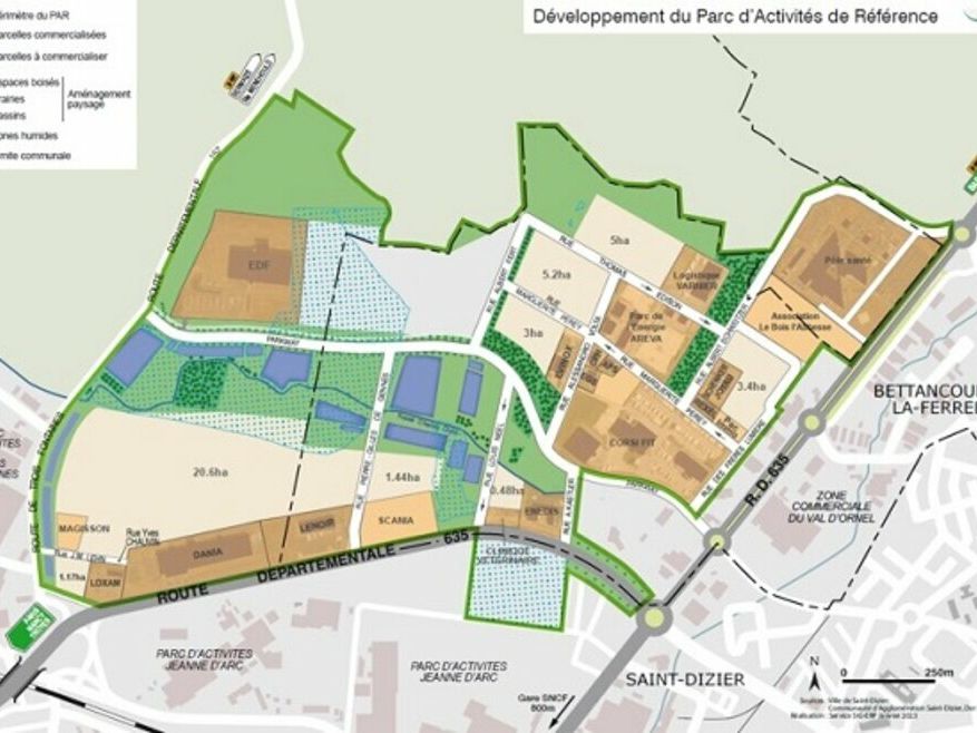 Terrain de 22 ha à vendre à Saint-Dizier (52).