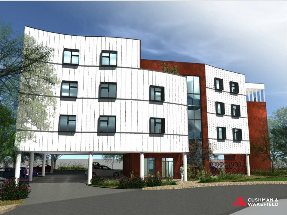 A Bruges, Avenue de Terrefort, ensemble neuf de bureaux divisibles à la location