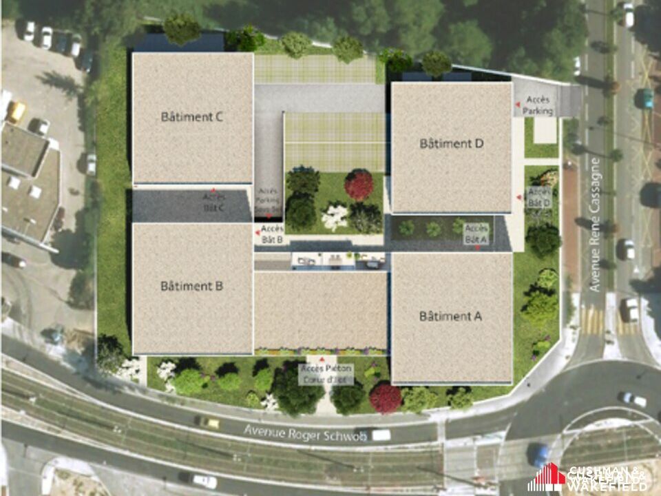 Vente bureaux 343.49 m² non divisibles