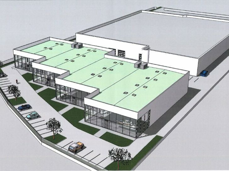 Location local commercial 1687 m² divisibles à partir de 541 m²