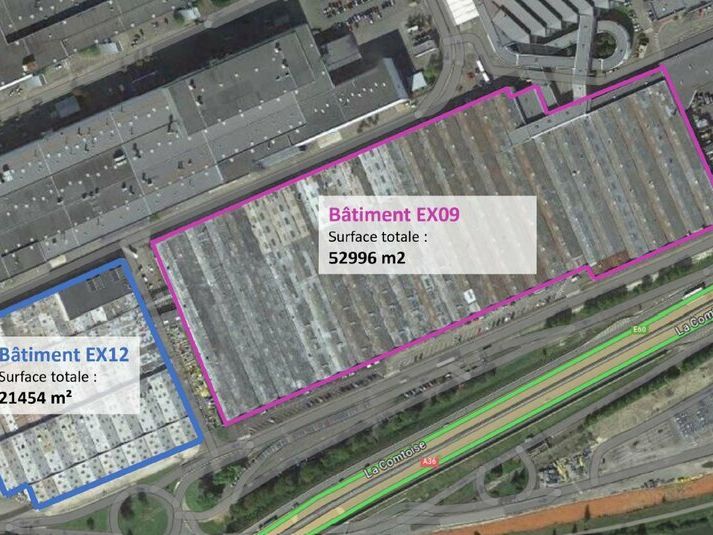 Location local d''activites 74450 m² divisibles à partir de 5000 m²