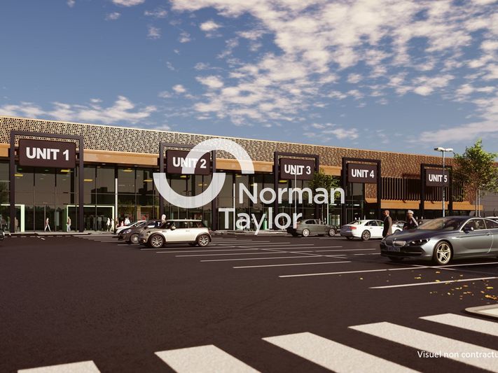 Location local commercial 1200 m² divisibles à partir de 300 m²