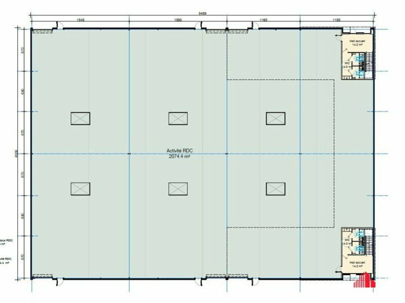 Cellules d'activité à vendre zone de Pessac-Bersol 